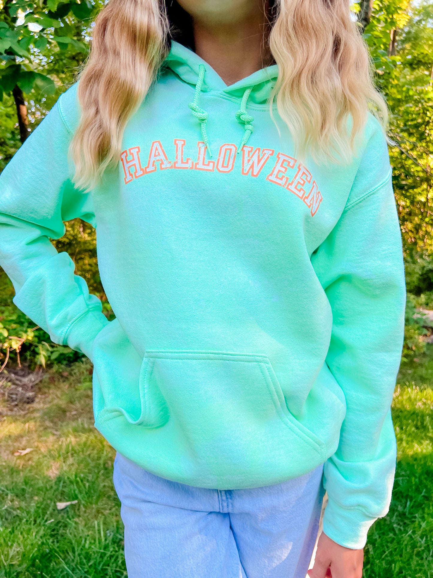 Halloween Reverse Tie Dye Sweatshirt | Women's