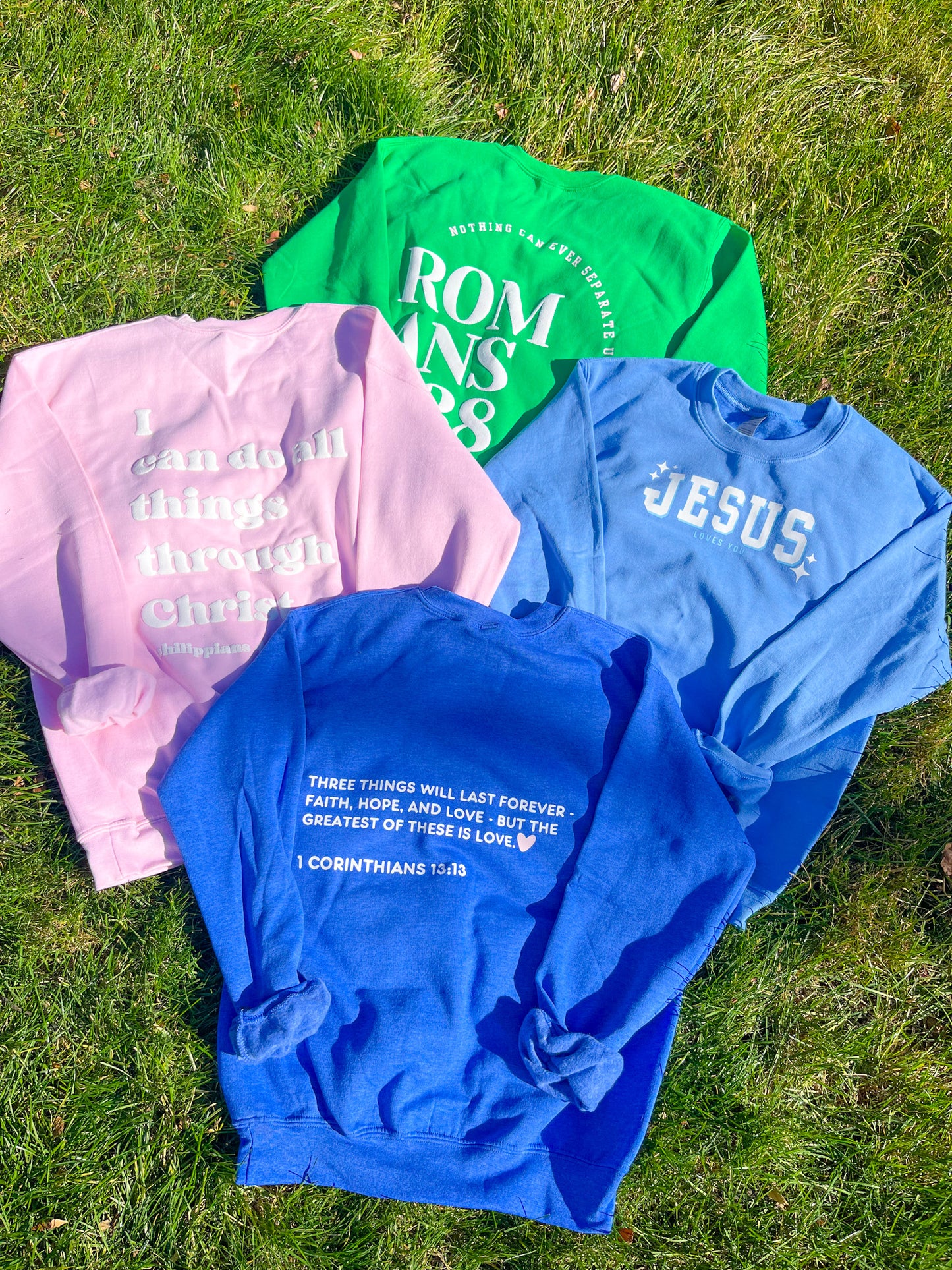 Romans 8:38 Crewneck