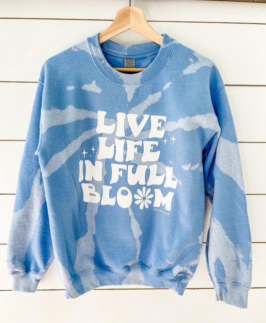 Live Life in Full Bloom Crewneck