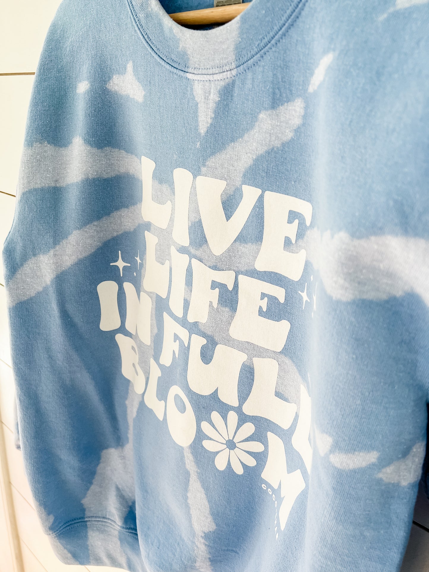 Live Life in Full Bloom Crewneck