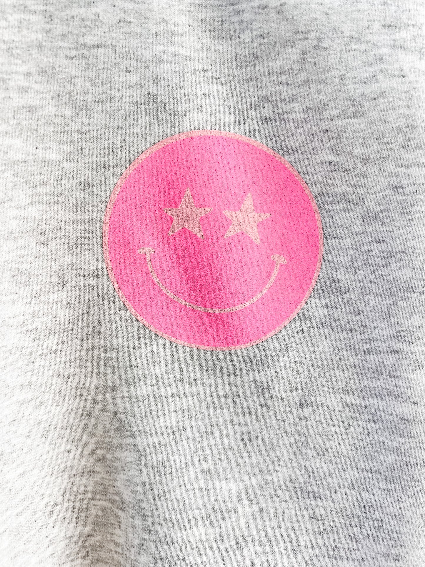 Star Smiley Face Crewneck